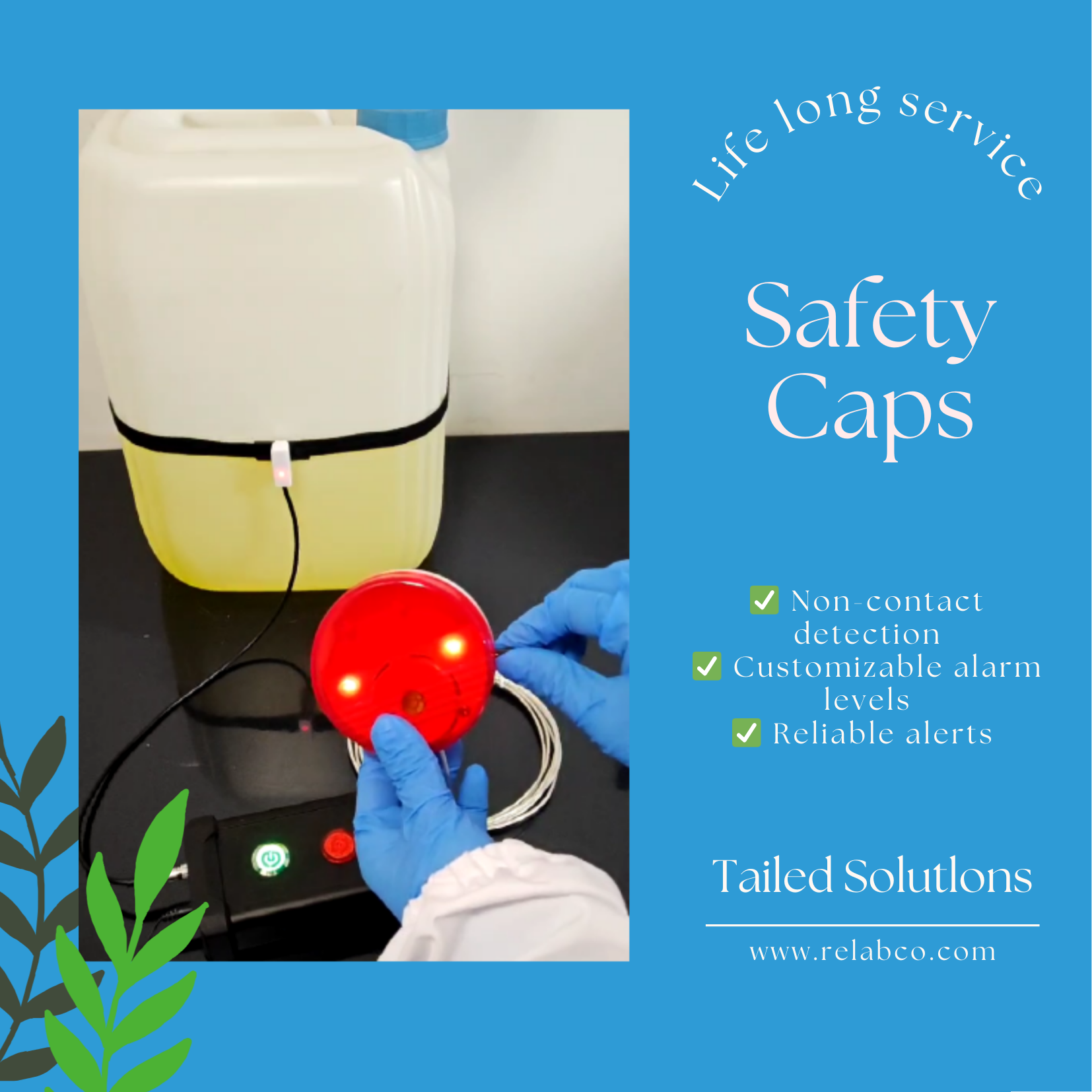 Smarter Safety Cap for Your Lab
